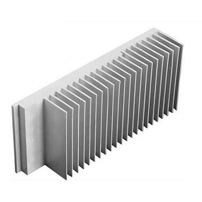 Radiatorset met koellichaam van zuiver aluminium